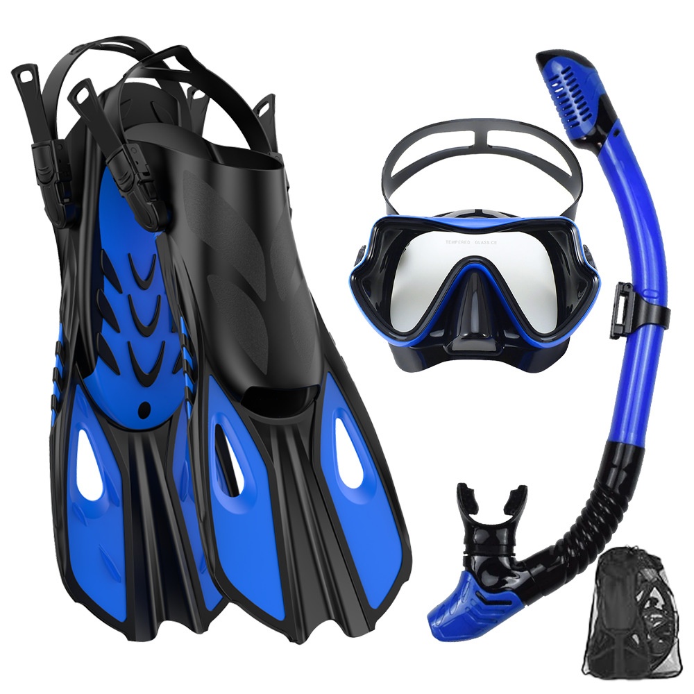 Swim Fins - Şnorkel Seti Dalış Maskesi ve Şnorkel