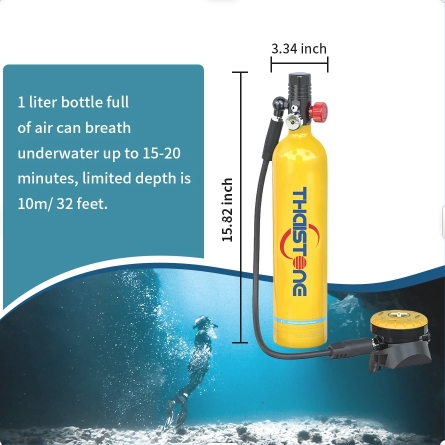 THAISTONE 1L Tüplü Dalış Oksij - Diving Mask incelemesi ve fiyatı