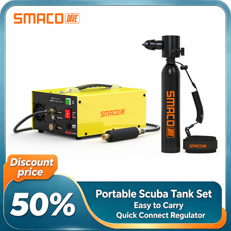 SMACO Mini Scuba Dalış Tüpü Se - Snorkel Set incelemesi ve fiyatı